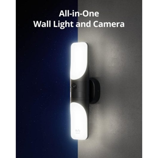 IP Kamera Eufy Security Wired Wall Light CAM S100 2K mit Bewegungserkennung und LED-Beleuchtung