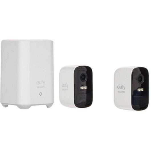 Câmera de vigilância Eufy eufyCam 2C FullHD Visão Noturna Interna e Externa Detecção IA Áudio Bidirecional Alarme