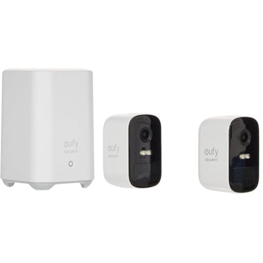 Kit de 2 caméras de surveillance Wi-Fi d'extérieur Eufy Security eufyCam 2C