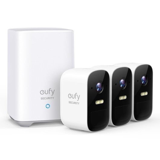 Kit de 2 caméras de surveillance Wi-Fi d'extérieur Eufy Security eufyCam 2C