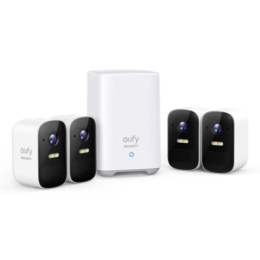 Kit de 2 caméras de surveillance Wi-Fi d'extérieur Eufy Security eufyCam 2C