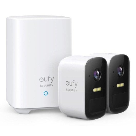 Câmera de vigilância Eufy eufyCam 2C FullHD Visão Noturna Interna e Externa Detecção IA Áudio Bidirecional Alarme