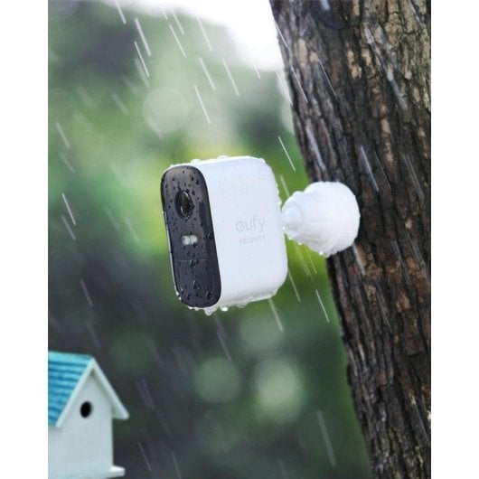 Câmera de vigilância Eufy eufyCam 2C FullHD Visão Noturna Interna e Externa Detecção IA Áudio Bidirecional Alarme