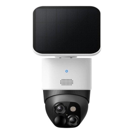 Câmara IP Eufy SoloCam S340 3K Visão Noturna Exterior IA Áudio Bidirecional Painel Solar