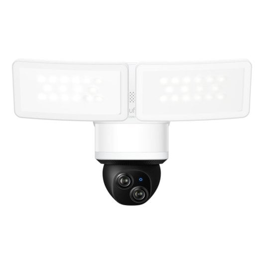 Caméra de sécurité Eufy E340 avec projecteur filaire, panoramique et inclinaison à 360°, enregistrement 24h/24 et 7j/7, double caméra