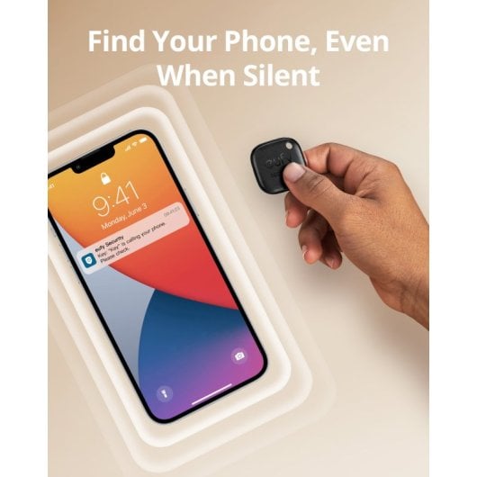 Eufy Security SmartTrack Link Localizador Universal Preto