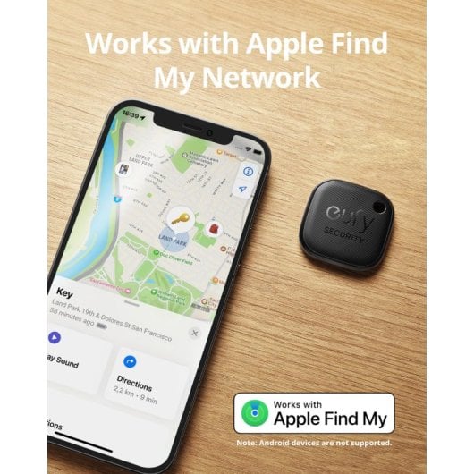 Eufy Security SmartTrack Link Localizador Universal Preto