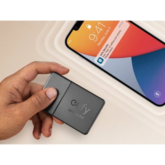 Eufy Security SmartTrack-Karte. Nicht kompatibel mit Android. Funktioniert nur mit Apple „Wo ist mein iOS?“