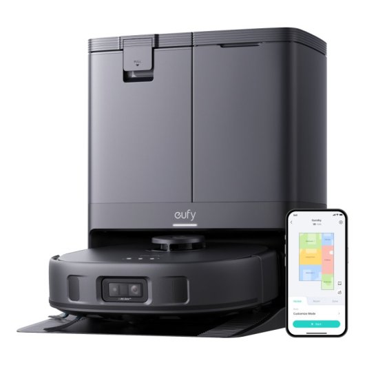 EufyX10 Pro Omni Robot Aspirador Autovaciado 3L 1000W Negro