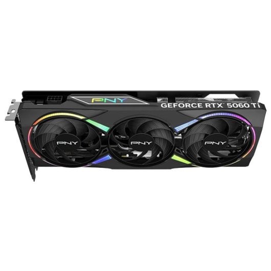 PNY GeForce RTX 5060 Ti EPIC-X RGB Overclocked Triple Fan 16GB GDDR7 Reflex 2 RTX AI DLSS4