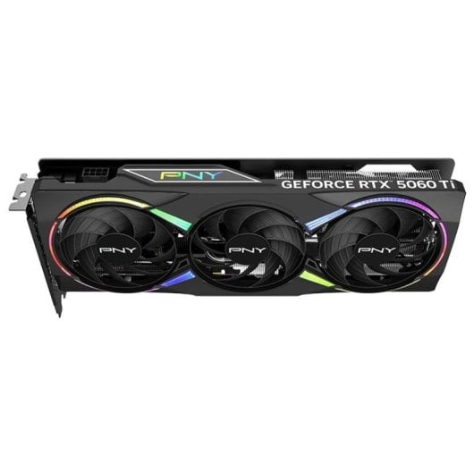 PNY GeForce RTX 5060 Ti EPIC-X RGB übertaktet, Dreifachlüfter, 8 GB GDDR7, Reflex 2 RTX AI, DLSS4