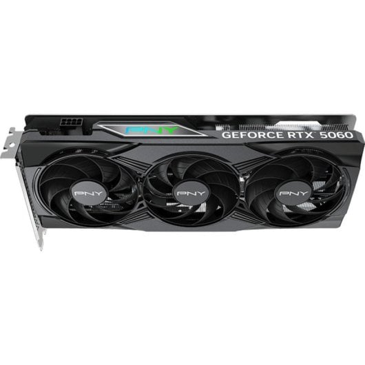 PNY ARGB EPIC-X RGB GeForce RTX 5060 OC Triple ventilateur 8 Go GDDR7 Reflex 2 RTX AI DLSS4