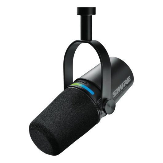 Shure MV7i Micrófono Dinámico USB/XLR para Podcast y Streaming Negro