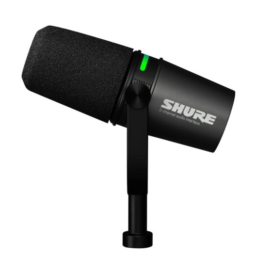 Shure MV7i Micrófono Dinámico USB/XLR para Podcast y Streaming Negro
