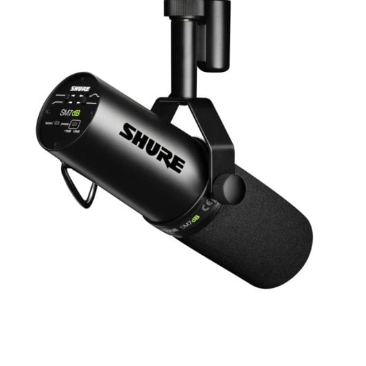 Shure SM7DB Micrófono Dinámico XLR con Preamplificador Integrado Negro
