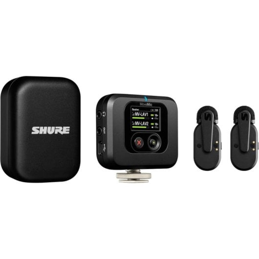 Shure MV-TWO-KIT-Z6 Kabelloser Mikrofonempfänger Kamerahalterung