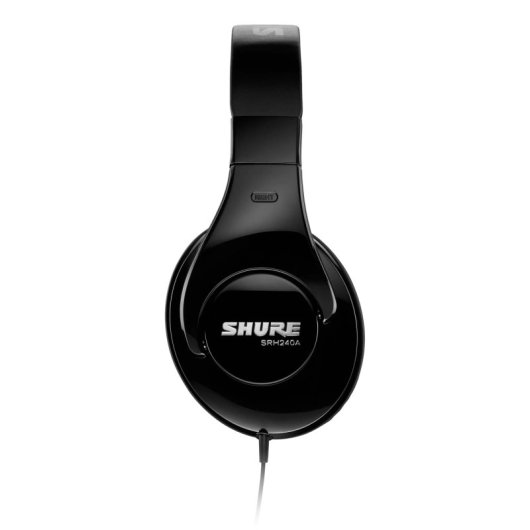 Shure SRH240A Kopfhörer Kabelgebunden Kopfband Musik Schwarz