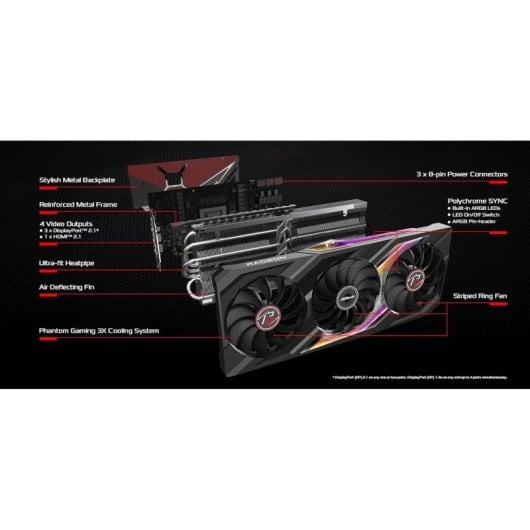 Scheda grafica Asrock Amd Radeon Rx 7900 Xtx Phantom Gaming 24gb Oc