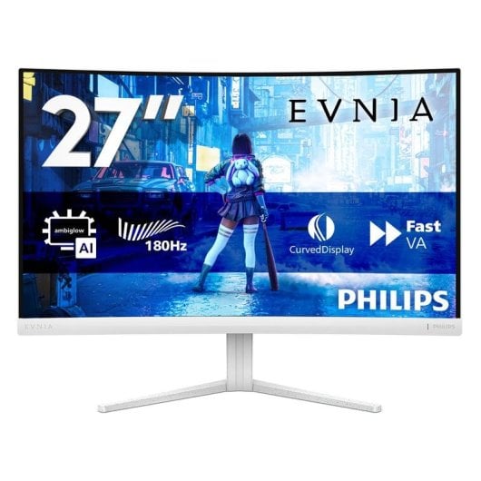 Philips Evnia 5000 27M2C5201L/00 27" LED Fast VA FullHD 180Hz Curva Ambiglow