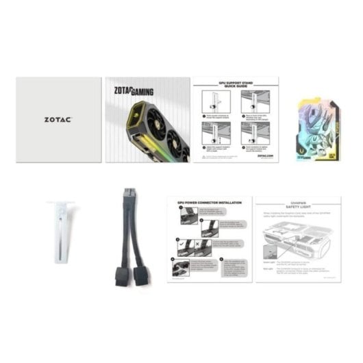 ZOTAC GAMING GeForce RTX 5070 AMP White Edition 12GB GDDR7 Reflex 2 RTX AI DLSS4