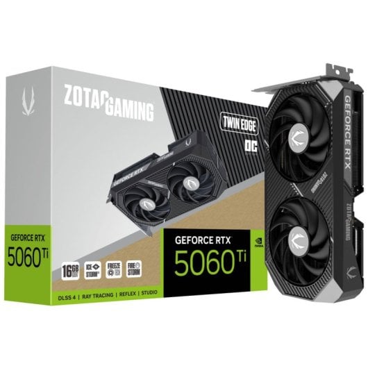 Scheda grafica ZOTAC GAMING GeForce RTX 5060 Ti Twin Edge OC 16 GB GDDR7 Reflex 2 RTX AI DLSS4