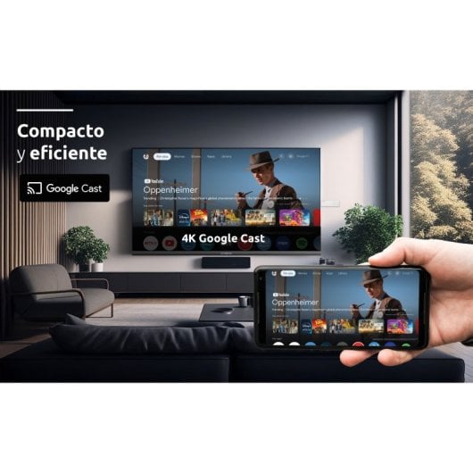 Starker LEAP-AIR Google TV Stick HDMI UltraHD 4K HDR10+ H.265/HEVC Dolby Audio Weiß