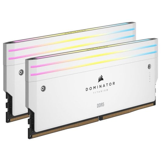 Corsair Dominator Titanium RGB DDR5 6000MHz 64GB 2x32GB CL30 Dual Intel XMP 3.0 y AMD EXPO