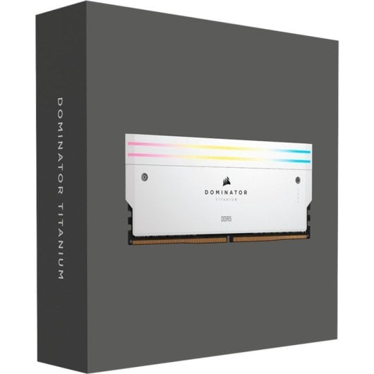 Corsair Dominator Titanium RGB DDR5 6000MHz 64GB 2x32GB CL30 Dual Intel XMP 3.0 y AMD EXPO