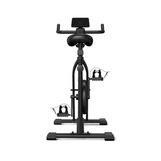 Ksix Kb01 Bicicleta Estática Indoor con Soporte Ajustable Compatible con Kinomap y Zwift, Negra