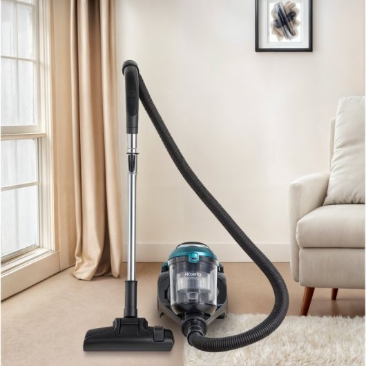 H.koenig STC62 Aspirador Ciclónico Sin Bolsa Para Suelos Tejidos Y Alfombras 850W