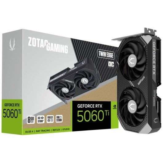 Scheda grafica ZOTAC GAMING GeForce RTX 5060 Ti Twin Edge OC 8 GB GDDR7 Reflex 2 RTX AI DLSS4