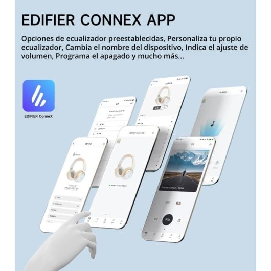 Cuffie Bluetooth con cancellazione attiva del rumore Edifier Atom Max, nere