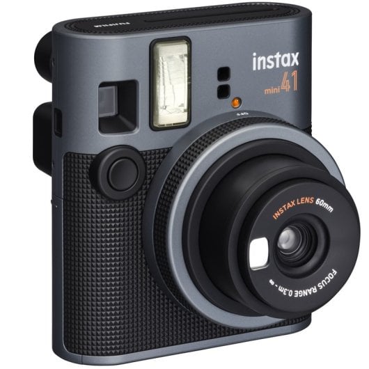 Fijifilm instax mini 41 Sofortbildkamera mit Blitz, Schwarz