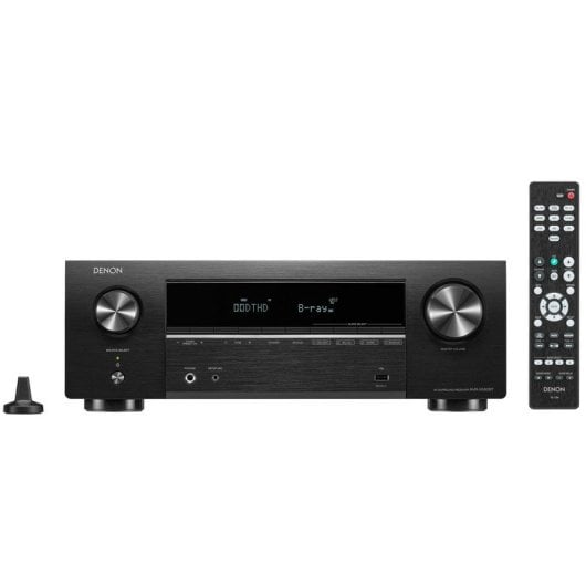 Denon AVR-X580BT Recetor AV UltraHD 8K com 5.2 Canais, Bluetooth e Dolby DTS-HD Preto
