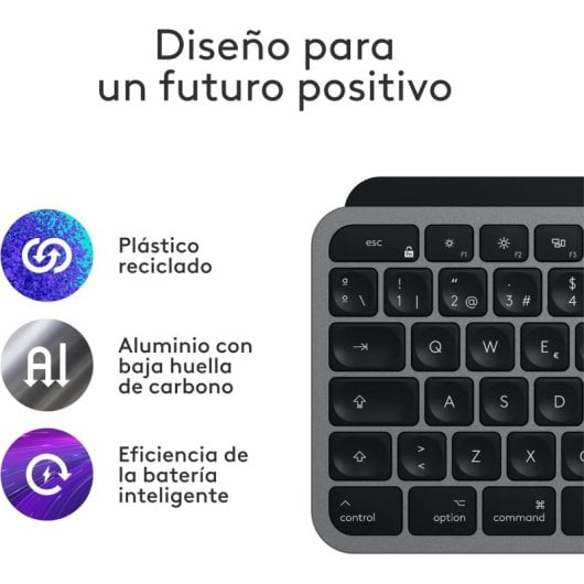 Logitech MX Keys S Teclado Sem Fios para Mac