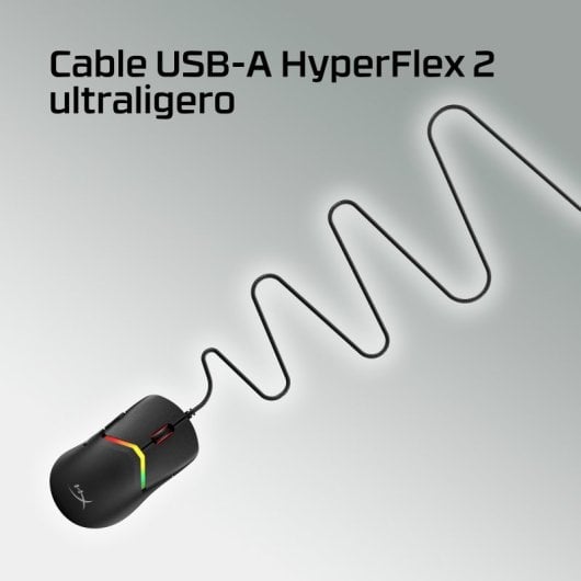 HyperX Pulsefire Saga Rato Gaming RGB Sensor 26K 8000Hz 6 Botões Preto