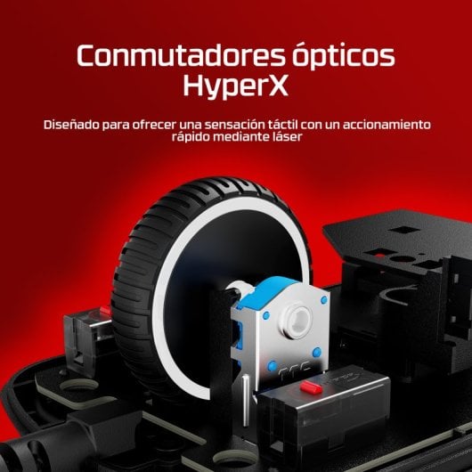 HyperX Pulsefire Saga Rato Gaming RGB Sensor 26K 8000Hz 6 Botões Preto