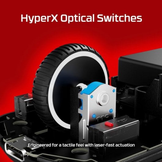 HyperX Pulsefire Saga Pro Ratón Inalámbrico Gaming RGB 12 Botones Negro