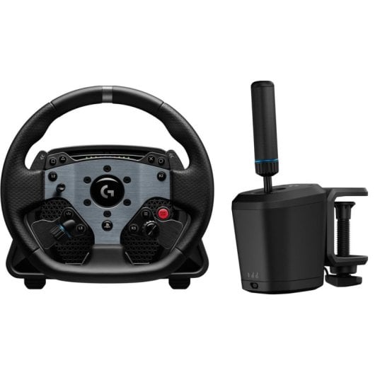 Logitech PRO RACING WHEEL Volante Direct Drive 11nm PC/PS5 + RS Shifter & Handbrake Palanca 2 en 1