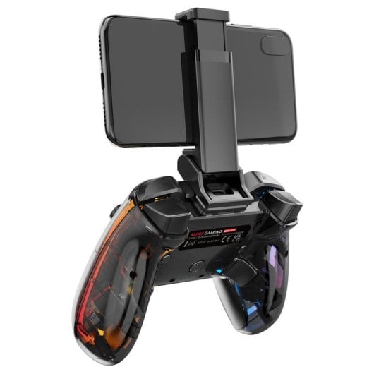 Mars Gaming Mgp-bt2 Manette de jeu Bluetooth 5.0 RGB Neon Adaptateur universel Smartphone jusqu'à 7 pouces