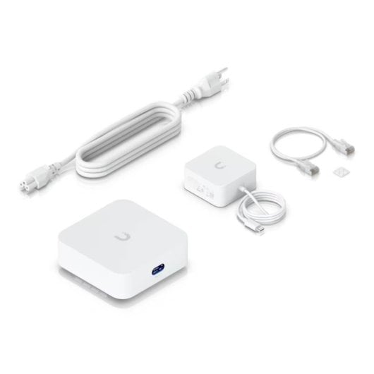 Ubiquiti UniFi Express 7 Gateway com Portas de Ligação Cloud 10G Escalável em Mesh WiFi 7 Branco