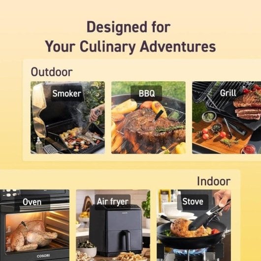 Termómetro Cosori Smart Meat Chef Edition Bluetooth IP67 Preto