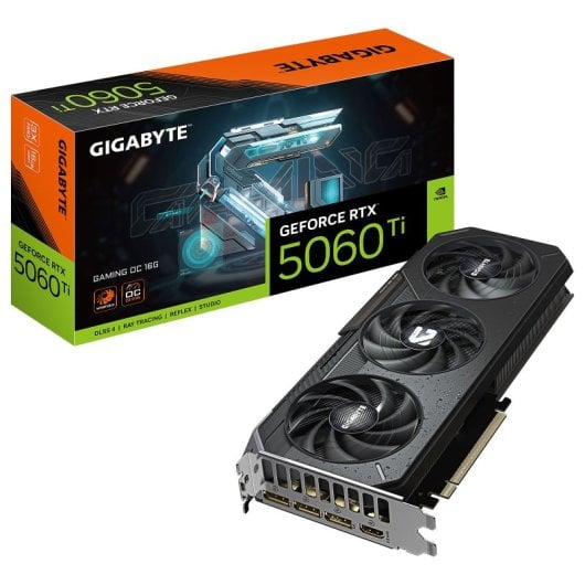 Gigabyte GeForce RTX 5060 Ti GAMING OC 16GB GDDR7 Reflex 2 RTX AI DLSS4