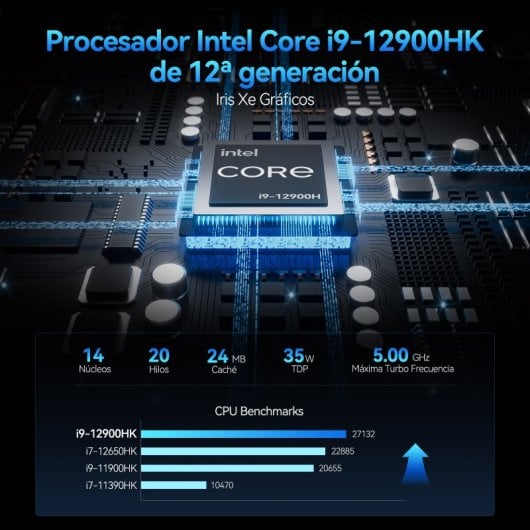 GEEKOM GT12 Pro Mini Pc Intel Core i9-12900HK/32GB/1TB SSD