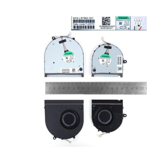 Ventilador para Portátil HP Envy 17m-cg TPN-C146 CPU+GPU