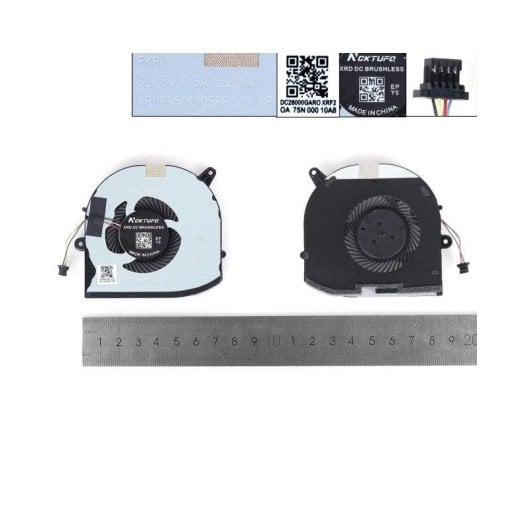 Ventilador Portátil Dell XPS15 9570 7590 M5530 M5540 P56fgpu