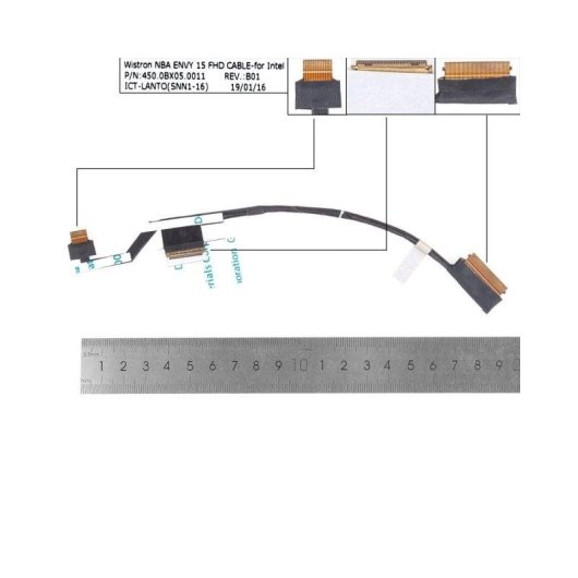 Cable LCD/LED HP Envy X360 15-BQ-BP-CP 15M-BQ 15M-BP 30 pin 0.5 FHD