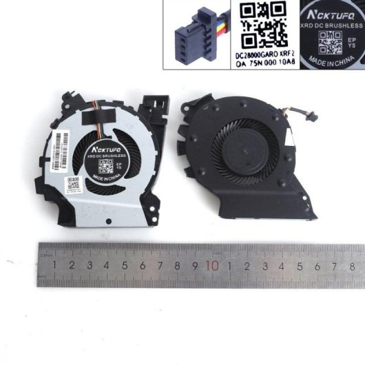 Ventilador para portátil HP ZHAN 99 G1 Zbook 15V G5 TPN-C134 L+R Copia Alta