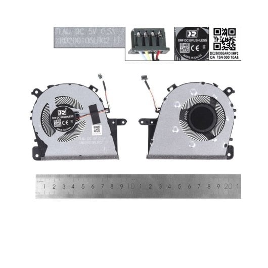 Ventoinha para Portátil Branco Lenovo Ideapad 3 14iml05 S145-14
