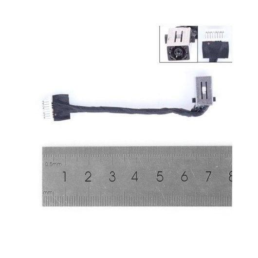 Conector DC Jack Carga Cable Alimentación Dell P106F P106F001 Notebook